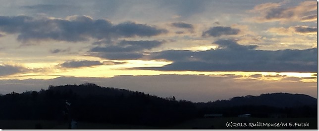 2013-Nov-Sunset in the BlueRidge