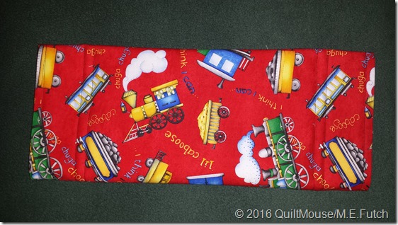 Folded Chalk-Fabric Travel Mat