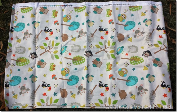 Owl Fabric to Back Gracie