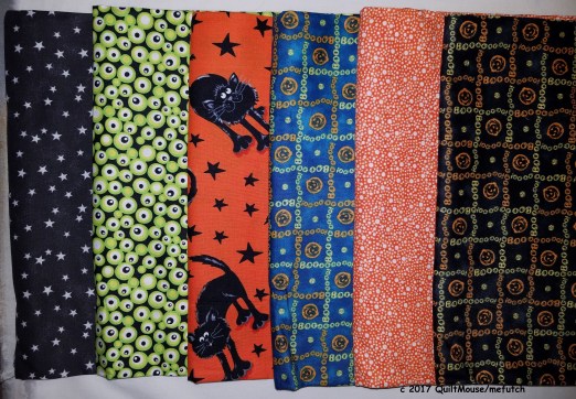 2 Bundles of Halloween Fabric