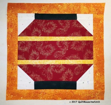 PLQuiltChallenge - Block 1 - Chinese Lantern