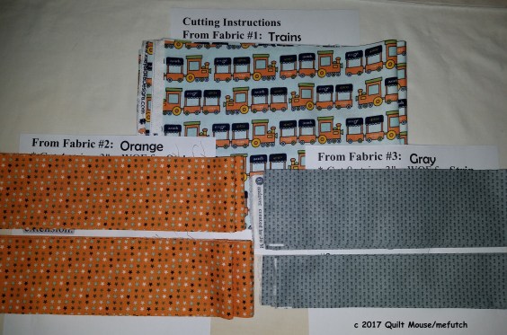 3 yard Bundle - Choo Choo Fabric Cut
