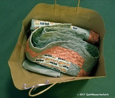 Choo Choo home from the quilter