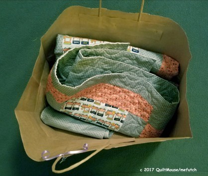 Choo Choo home from the quilter