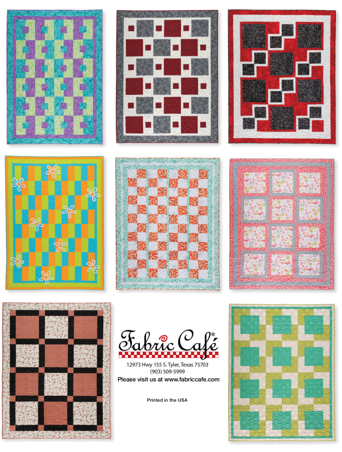 Fabric Cafe-Easy Peasy 3 Yard Quilts