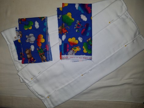 Burp Cloths supplies